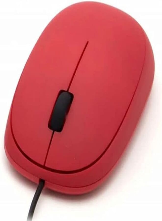 Iconz Wired Optical Mouse Red-M02R